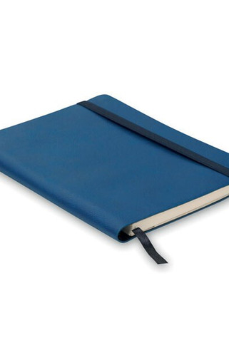 SOFTNOTE Eco-Friendly PU Leather A5 Notebook with Bookmark - GiftRetail MO9108