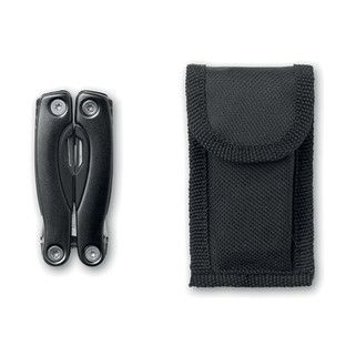 ALOQUIN MINI Compact Stainless Steel Multi-Tool with Pouch - GiftRetail MO9144