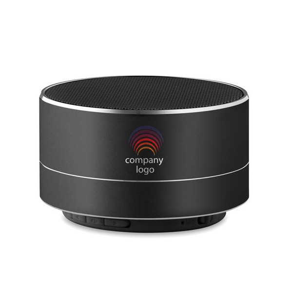 GiftRetail MO9155 - SOUND Aluminium Wireless Speaker with 3W Output and LED Light