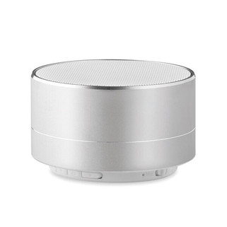 SOUND Aluminium Wireless Speaker with 3W Output and LED Light - GiftRetail MO9155