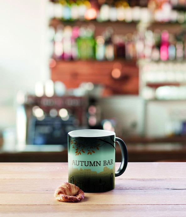GiftRetail MO9156 - SUBLIDARK Magic Color-Changing Sublimation Mug 300ml