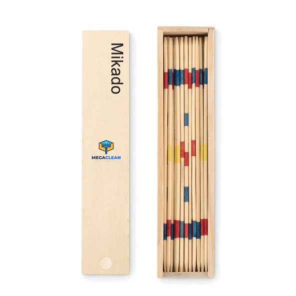 GiftRetail MO9189 - MINI MIKADO Premium Wooden Mikado Game Set in Box
