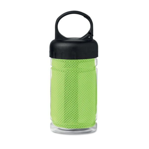 FRIS Eco-Friendly Cooling Towel in Reusable PET Bottle - GiftRetail MO9203