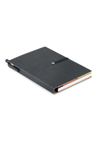 RECONOTE Eco-Friendly Notebook Set with Pen and Sticky Notes - GiftRetail MO9213