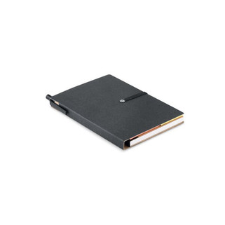 RECONOTE Eco-Friendly Notebook Set with Pen and Sticky Notes - GiftRetail MO9213