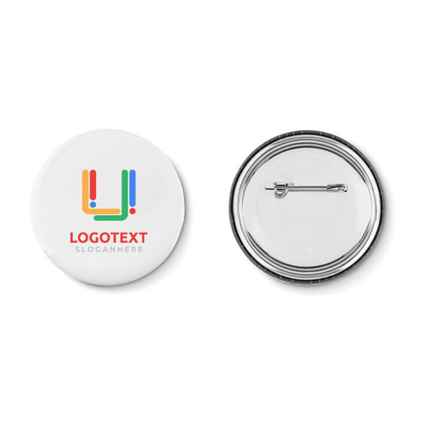 GiftRetail MO9330 - PIN Customizable Pin Buttons with Paper Inlay