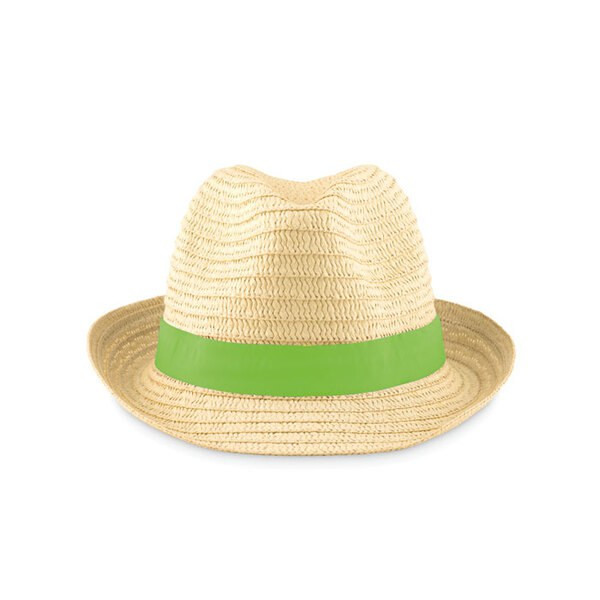 BOOGIE Stylish Summer Paper Straw Hat with Band - GiftRetail MO9341