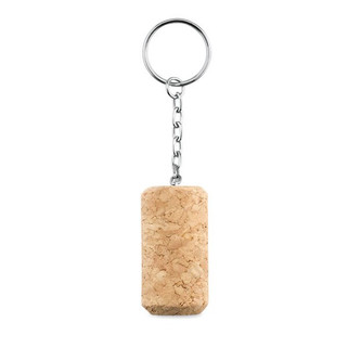 TAPON Eco-Friendly Natural Cork Wine Keychain - GiftRetail MO9343