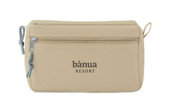 GiftRetail MO9345 - NEW Eco-Friendly Double Zipper Cosmetic Travel Bag