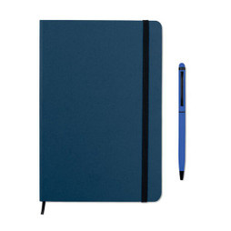 GiftRetail MO9348 - NEILO SET Notitieboekje A5 styluspen