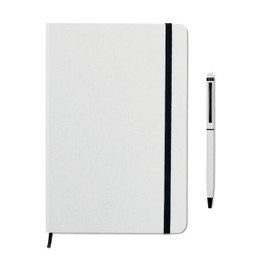 GiftRetail MO9348 - NEILO SET Premium A5 Notebook with Stylus Pen Set