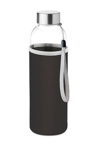 UTAH GLASS Umweltfreundliche 500ml Glasflasche mit Neoprenhülle - GiftRetail MO9358