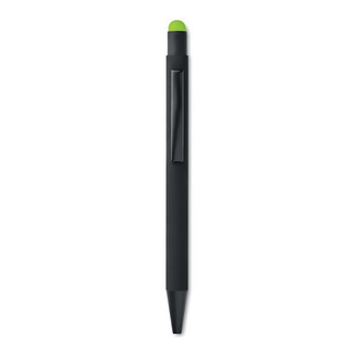 NEGRITO Elegant Aluminium Stylus Pen with Blue Ink - GiftRetail MO9393