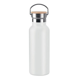 GiftRetail MO9431 - HELSINKI 500ml Bamboo Lid Insulated Flask