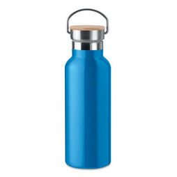 GiftRetail MO9431 - HELSINKI 500ml Bamboo Lid Insulated Flask