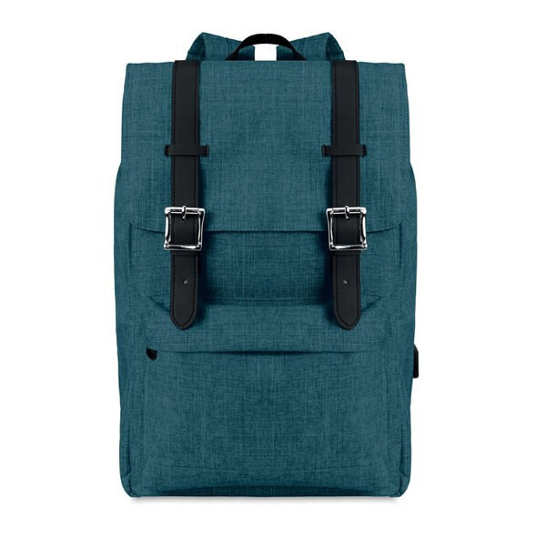 RIGA 600D Polyester Laptop Backpack with USB Port - GiftRetail MO9439