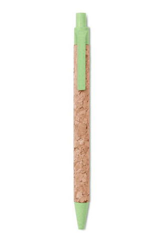 MONTADO Eco-Friendly Cork and Wheat Straw Ballpoint Pen - GiftRetail MO9480