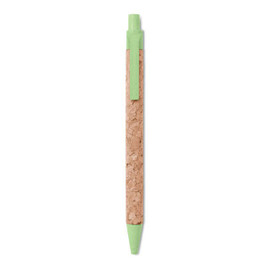 GiftRetail MO9480 - MONTADO Eco-Friendly Cork and Wheat Straw Ballpoint Pen