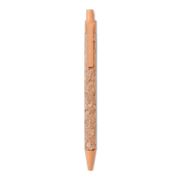 MONTADO Eco-Friendly Cork and Wheat Straw Ballpoint Pen - GiftRetail MO9480
