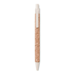 GiftRetail MO9480 - MONTADO Eco-Friendly Cork and Wheat Straw Ballpoint Pen