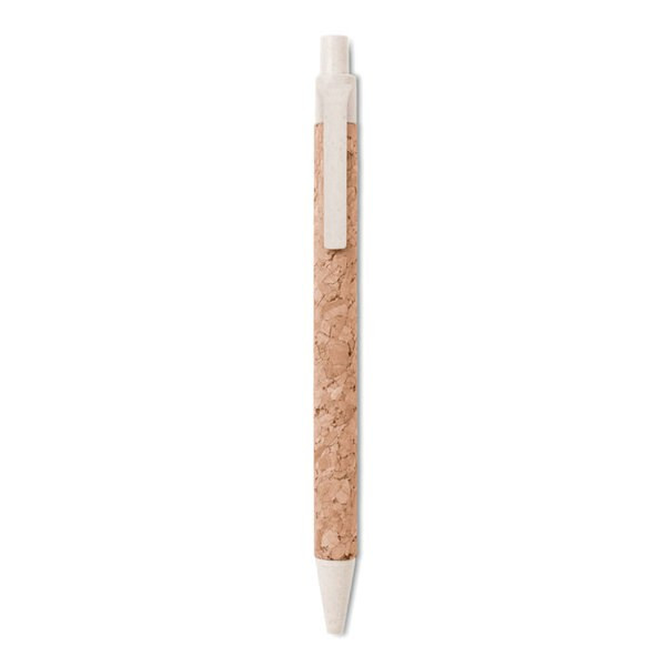 MONTADO Eco-Friendly Cork and Wheat Straw Ballpoint Pen - GiftRetail MO9480