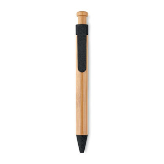 TOYAMA Eco-Friendly Bamboo and Wheat Straw Ball Pen - GiftRetail MO9481
