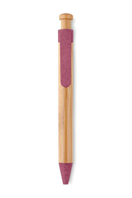 TOYAMA Stylo bambou /paille blé et PP - GiftRetail MO9481