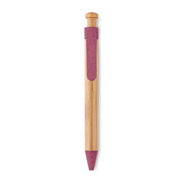 GiftRetail MO9481 - TOYAMA Eco-Friendly Bamboo and Wheat Straw Ball Pen