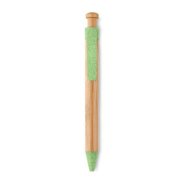 GiftRetail MO9481 - TOYAMA Eco-Friendly Bamboo and Wheat Straw Ball Pen