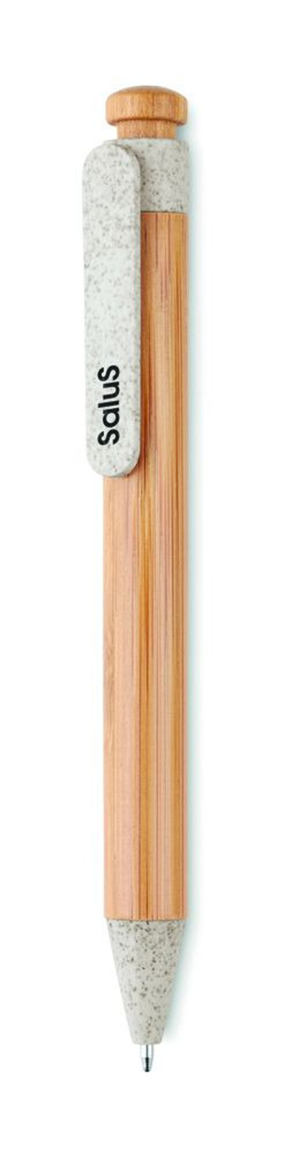 GiftRetail MO9481 - TOYAMA Eco-Friendly Bamboo and Wheat Straw Ball Pen