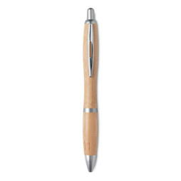 GiftRetail MO9485 - RIO BAMBOO Eco-Friendly Bamboo and ABS Push Button Ball Pen