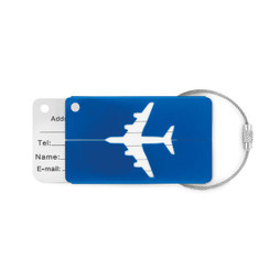 GiftRetail MO9508 - FLY TAG Identificador bagagem alumínio