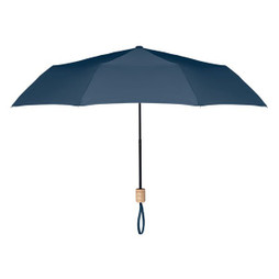 GiftRetail MO9604 - TRALEE Eco-Friendly 21 Inch Foldable Wooden Handle Umbrella