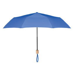 GiftRetail MO9604 - TRALEE Eco-Friendly 21 Inch Foldable Wooden Handle Umbrella