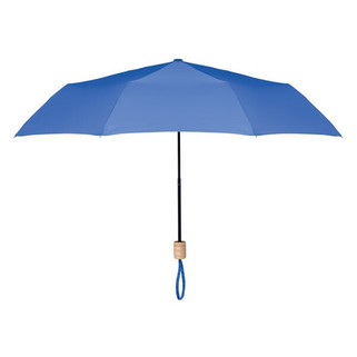 TRALEE Eco-Friendly 21 Inch Foldable Wooden Handle Umbrella - GiftRetail MO9604