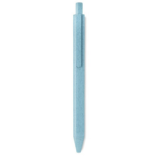 PECAS Eco-Friendly Wheat Straw and ABS Push Button Pen - GiftRetail MO9614