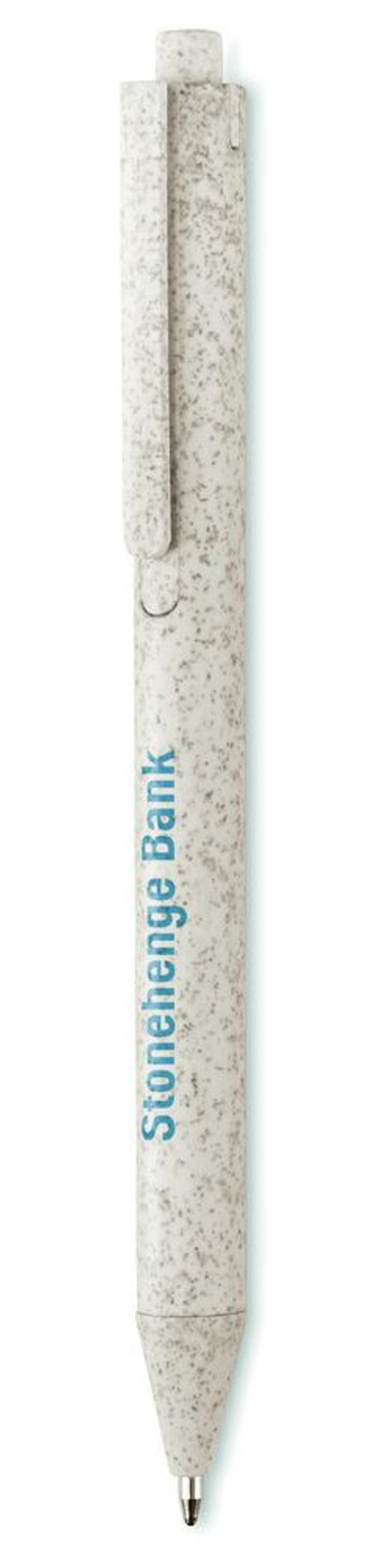 GiftRetail MO9614 - PECAS Eco-Friendly Wheat Straw and ABS Push Button Pen