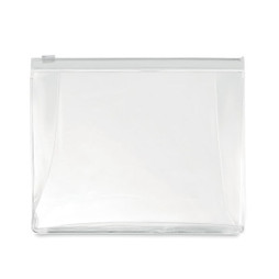 GiftRetail MO9627 - COSMOBAG Stijlvolle PVC Make-uptasje met Rits