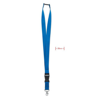 WIDE LANY Premium 25mm Lanyard with Metal Hook and Safety Breakaway - GiftRetail MO9661