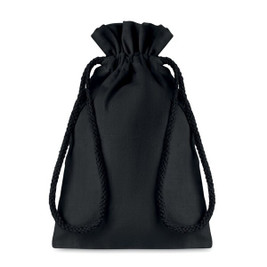 GiftRetail MO9729 - TASKE SMALL Eco-Friendly Organic Cotton Drawstring Bag