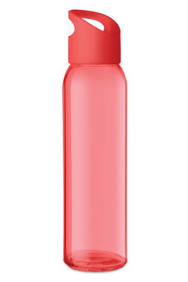 PRAGA Kestävä Lasipullo Kantokahvalla 470ml - GiftRetail MO9746