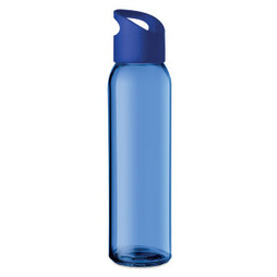 GiftRetail MO9746 - PRAGA Kestävä Lasipullo Kantokahvalla 470ml