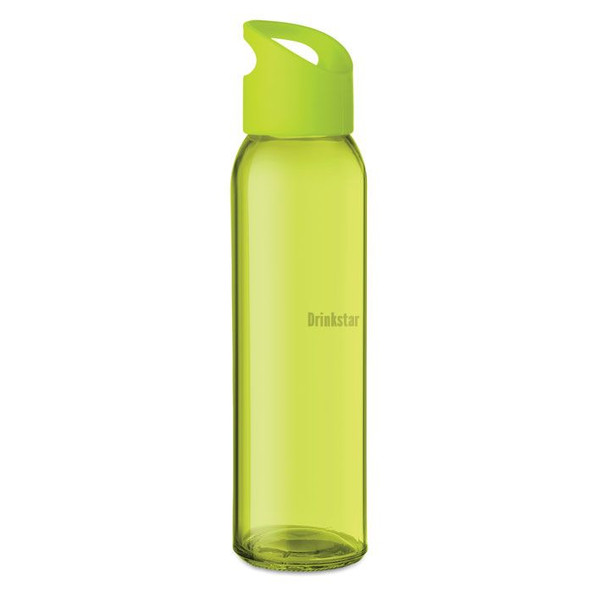 GiftRetail MO9746 - PRAGA Trinkflasche Glas 470 ml