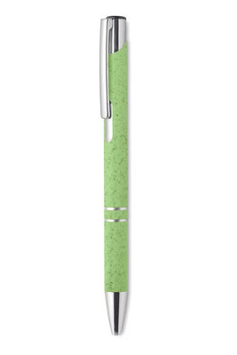 BERN PECAS Eco-Friendly Wheat Straw Push Button Pen - GiftRetail MO9762