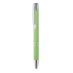 GiftRetail MO9762 - BERN PECAS Stylo poussoir blé paille ABS