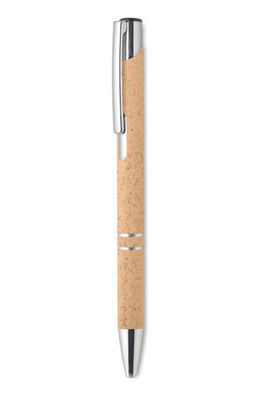 BERN PECAS Eco-Friendly Wheat Straw Push Button Pen - GiftRetail MO9762