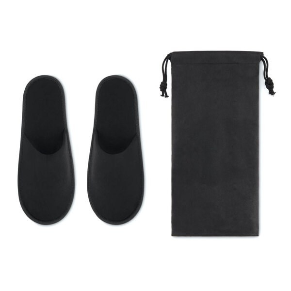 FLIP FLAP Luxury Hotel Slippers with Convenient Pouch - GiftRetail MO9782