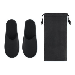 FLIP FLAP Luxury Hotel Slippers with Convenient Pouch - GiftRetail MO9782