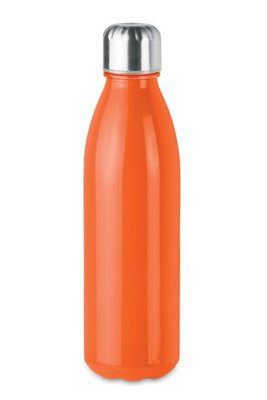 ASPEN GLASS Eco-Friendly 650ml Glass Bottle with Steel Lid - GiftRetail MO9800