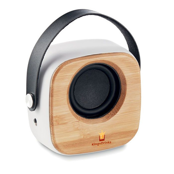GiftRetail MO9806 - OHIO SOUND Eco-Friendly Bamboo Wireless Speaker 3W